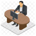 Entrepreneur Businessman Boss Icon