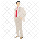 Businessman Entrepreneur Lawyer Icon