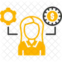 Entrepreneurship Remote Working Startup Icon