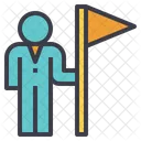 Entrepreneurship Leader Explorer Icon