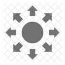 Affaires Reseautage Processus Icône