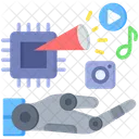 Entretenimento Midia Chip Ícone