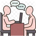 Entrevista De Trabajo Seleccion Proceso Icono