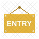 Entry Door Ticket Icon