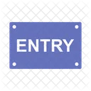 Entry Door Ticket Icon