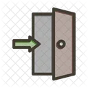 Door Ticket Pass Icon