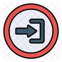 Door Ticket Pass Icon