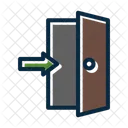 Door Ticket Pass Icon