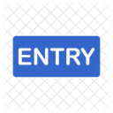 Entry Sign  Icon