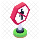 Entry Warning  Icon