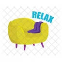 Entspannen Relaxen Sofa Icon