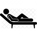 Entspannen Entspannung Stuhl Symbol