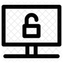 Hardware Gesperrter Monitor Computer Symbol