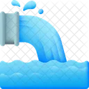 Entwasserung Wasser Abfluss Symbol