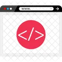 Entwicklung Code Klammer Icon