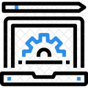 Entwicklung Setting Design Symbol