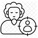 Entwicklung einer Kundenpersönlichkeit  Symbol