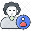 Entwicklung einer Kundenpersönlichkeit  Symbol