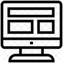 Geschaft Finanzen Monitor Symbol