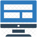 Geschaft Finanzen Monitor Symbol