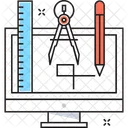 Gestaltung Grafik Monitor Symbol