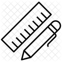 Gestaltungswerkzeug Zeichenwerkzeug Schreibwareninstrument Symbol