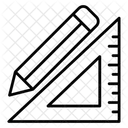 Geometrie Werkzeuge Zeichenwerkzeuge Schreibwaren Symbol