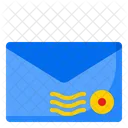 봉투 우표  아이콘