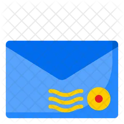 Envelop Stamp  Icon