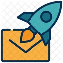 Envelope Message Rocket Icon