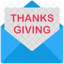 Thanksgiving Holiday Envelope Icon