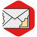 Envelope Corrupted Damaged Icon