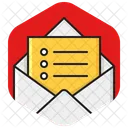 Envelope Email List Icon