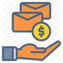 Envelope Coin Dollar Icon