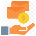 Envelope Coin Dollar Icon