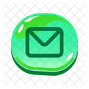 Button Glossy Letter Icon