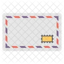 Retro Airmail Correspondence Icon