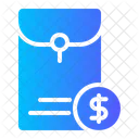 Envelope Dossier Money Icon