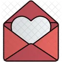 Envelope De Amor Ícone