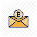 Envelope bitcoin  Ícone