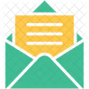 Carta Papel Envelope Ícone
