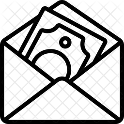 Envelope de dinheiro  Ícone