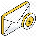 Envelope De Dinheiro Envelope De Dinheiro Monetizar Ícone