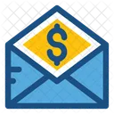 Envelope Carta Dolar Ícone