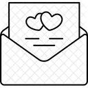 Envelope Paper Heart  Icon