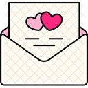 Envelope Paper Heart  Icon