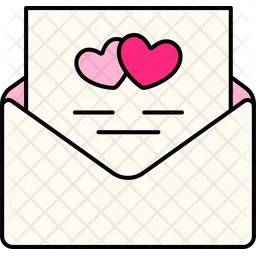 Envelope Paper Heart  Icon