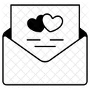 Envelope Paper Heart Love Valentine Icon