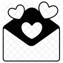 Envelope Pop Up Heart Love Valentine Icon