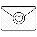 Envelope Stamp Heart Love Valentine Icon